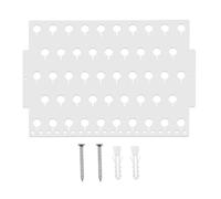Healeved 1pc Acrylic Wall Mounted Earring Organizer Rack with Smooth Edges Space-saving Jewelry Display Hanger for Tassel and Long Earrings Storage Holder for Women