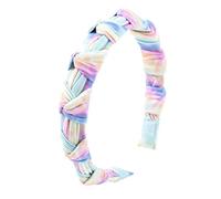Healeved 1Pc Cross Hair Hoop Elegant Twisted Knot Headband for Women for Yoga Makeup and Daily Wear Simple Design Soft for Loved Ones