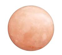 Healeved 1Pc Crystal Ball Salt Soap Natural Himalayan Salt Minerals Stone Massage Ball (Orange)