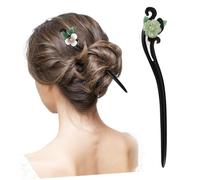 Healeved 1Pc Ebony Retro Hairpin for Women Traditional Chinese Style Hair Accessory Durable Headdress for Weddings and Special Occasions Creative Hair Wear