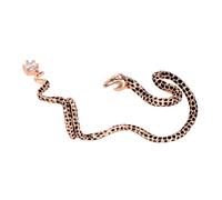 Healeved 1Pc Exaggerated Retro Snake Ear Cuff Clip Creative Twisted Design Unique Jewelry for Daily Wear Shopping Friends Loved Ones Stylish Ear Accessory