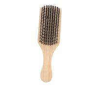 Healeved 1pc Men Dual-sided Beard Brush for Grooming Boar Bristle and Hair Brush for Facial Hair Care and Styling for Father Day and Birthdays