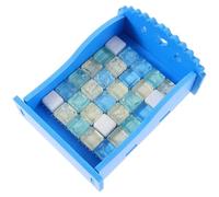 Healeved 1pc Sky-blue Cooling Bed for Hamsters Medium Crystal Cooling Nest with Washable Mat Physical Heat Dissipation Multi-purpose Pet Bed for Small Animals Including Rabbits and Guinea