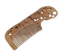 Healeved 1pc Wooden Handle Multi-purpose Wooden Hair Comb for Women Dual-sided Massage Comb for Scalp Care and Hair Growth Smooth and Lightweight Sandalwood Design