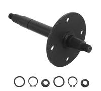 Healeved 1set Exercise Bike Crankshaft Replacement Part with Bearing for Smooth Performance Fitness Bike Central Axle Suitable for Home and Gym Use