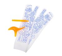 Healeved 1set Foot Massager Socks Trigger Point Sticks Reflexology Therapy Acupressure for Foot Care Comfortable for Day Wear Great for Office Travel