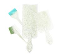 Healeved 1set Hair Coloring Kit Highlighting Brush Board for Salon Use Durable Curved Handle for Easy Grasp for Coloring Dyeing and Root Touch-ups for Long and Thick Hair
