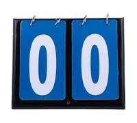 Healeved 2-Digit Basketball Scoreboard Flip Scoreboard Double-Sided Numbers Blue Match Score Flipper for Indoor Sports and Basketball Games