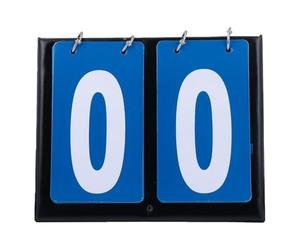 Healeved 2-Digit Basketball Scoreboard Flip Scoreboard Double-Sided Numbers Blue Match Score Flipper for Indoor Sports and Basketball Games