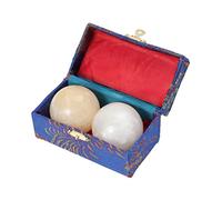 Healeved 2 Pcs Baoding Balls with Chime Hand Balls for Chinese Balls Chinese Stress Balls Massage Ball Massage Baoding Balls Stress Marble Ball Fitness Stone Ball