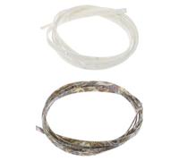 Healeved 2 Pcs Inch Assorted Guitar Binding Strips with Dual Colour Design Plastic Guitar Top Binding for Precision Fit and Sound Enhancement for Restoration and Upgrade Solutions