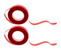 Healeved 2 Rolls Red Plastic Vine Tying Tape for Gardening Machines, Securely Fix Plants Crack Resistant Garden Tapes for Trees and Flowers, 30m Each Roll