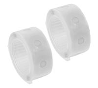 Healeved 2 Rolls Self-Adhesive Hole Reinforcement Stickers for Loose Leaf Page Reinforcers Transparent Paper Punch Protector Labels Easy Peel and Stick for School Office and Home Document