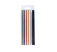 Healeved 2 Set of 12pcs Aluminium Nail Art Tips Shaping Tubes C-curve Portable Manicure Tools for Women and Ladies Suitable for French Nail and Manicure Use