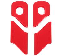 Healeved 2 Set Universal Silicone Crank Boot Protectors for Road and Mountain Bikes Red Crank Arm Covers with End Guard Sleeve Cycling Tip Protection for Gravel and Touring Bikes