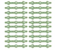 Healeved 20 Pairs Corsage Brooches Corsage Magnetic Pin Practical Sturdy Plastic Magnets for Handmade 2.75x0.47x0.24in