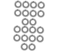 Healeved 20 pcs Full Circular Stretch Hair Comb Headbands Flexible Plastic Circle Hairband Holder Fit for All Hair Types Secure Styling for Women and Men