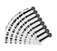 Healeved 200 Pcs Black Self-Adhesive Paper Labels for Packing Bags and Envelopes with Fine Workmanship, Multi-Function Versatile Stickers Safe for Long Time Use, for Organising and Sealing
