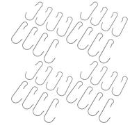 Healeved 200pcs Christmas Ornament Hooks Black Metal for Holiday Décor