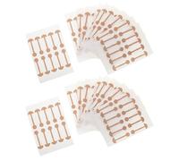 Healeved 200pcs Nose Tape for Shaping with Self Stick Design Lightweight Beige Dumbbell Shaped Nose Wing Corrector Elastic Fabric for Daily Convenience and Use before Makeup