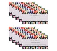 Healeved 200PCS Punch Cards for Classroom Rewards Incentive Loyalty Cards for Teachers and Students for School and Business