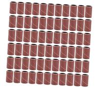 Healeved 200pcs Sanding Bands for Nail Drills Grit Abrasive Sleeves for Manicure Tools Compatible Natural and Artificial Nails for Polishing and Finishing