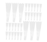 Healeved 200pcs Single Rose Sleeve: Flower Bouquet Bags - Plastic Wrapping Bags for Single Roses Lily Daisy - Flower Packaging Supplies - Florist Accessories