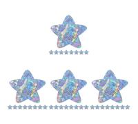 Healeved 200pcs Star-Shaped Adhesive Bandages Bulk Pack Portable with Glitter Effect Self-adhering Comfortable Bandages for Cuts and Old Wounds Care