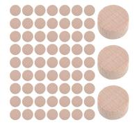 Healeved 200pcs Unfinished Round Beech Wood Slices for Crafts with Rustic Natural Look, Versatile Crafting Pieces, Easy to Handle Small Wood Rounds for Home Decor and DIY Projects