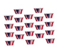 Healeved 200pcs Union Jack Paper Cake Cases Baking Cups Muffin Liners Party Cupcake Liners for Christmas and Celebration