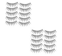 Healeved 20pairs Individual Fake Eyelashes Natural Looking False Lashes for Women Girls Reusable Styles for Everyday Wear and Special Occasions