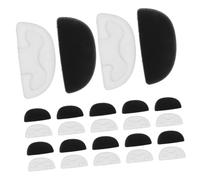 Healeved 20pairs Soft Silicone Glasses Nose Pads Replacement Nose Pads Push Fit Comfortable and