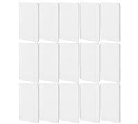 Healeved 20Pcs 50X70X1Mm Acrylic Mini Craft Mirrors Self-Adhesive Square Tiles for Student Science Experiments and DIY Periscope Projects, Reflective Small Mirrors for Educational and
