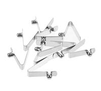 Healeved 20Pcs 6Mm Solid and Hollow Spring Snap Clips Push Button Buckle for Umbrella and Tent Pole Repair, Small Tube Positioning Fasteners for Kayak Paddle and DIY Accessories