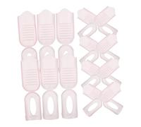 Healeved 20pcs Adjustable Nail Polish Remover Clips for Fast Gel Removal Comfortable Fit Finger Wrap Tools for UV Gel Acrylic Nails at Home Salon