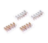 Healeved 20pcs Aluminum Nail Art Extension Forms Manicure Nail Protector Sleeve for Reshaping Broken Not Easy to Fall off Suitable for DIY at Home Or Salons