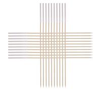 Healeved 20pcs Craft Wood Sticks for Flower Bouquet Packaging Cartoon Bouquet Design Versatile Use for Fresh Flower Packaging and Floral Arrangements