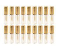 Healeved 20pcs Empty Lip Gloss Tubes Mini 1.2ml Refillable Balm Containers Clear DIY Lip Glaze Bottle with Applicator Wand for Women Girls