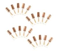 Healeved 20pcs Empty Lip Gloss Tubes Mini 1.2ml Refillable Balm Containers Clear DIY Lip Glaze Bottle with Applicator Wand for Women Girls Rose Gold