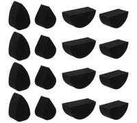 Healeved 20pcs Face Paint Sponges High Density Artist Tools for Facial Painting Soft Reusable Sponges for Halloween Festivals and Outdoor Events Includes Droplets Semicircles