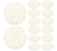 Healeved 20pcs Manicure Color Chart: 24-Tip Gel Polish Display Wheel - False Nail Tips Organizer - Portable Practice Wheel - Salon Nail Tech Supplies