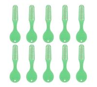 Healeved 20pcs Mini the Go Toothbrushes with Soft Bristles for Gentle Cleaning, Plastic Tiny Disposable Toothbrushes for Oral Care in Prisons and Detention Centers
