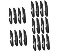 Healeved 20pcs Portable Folding Beard Combs for Men Lightweight Household Hair Combs Ergonomic Design for Travel and Home Use for Grooming and Styling Beards