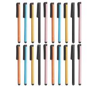 Healeved 20pcs Screen Touch Pens with Resilience Pen Tip and No Writing Noise for Touchscreen Devices for Phones and Tablets Random Color