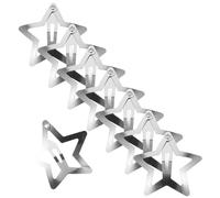 Healeved 20pcs Small Hair Clips Hair Accessories Metal Five-pointed Star Shape Sturdy Not Easy to Deform Cute Fashionable Style for Women Parties and Sports