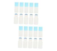 Healeved 20pcs Sponge Liquid Bottles for Travel Refillable Flat Applicator Bottles Sponges for Essential Oils Treatments and Outdoor Use