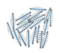 Healeved 20pcs Stainless Steel Fishing Bait Spring Feeder Cage Holder for Carp and Corn Kernels, Sturdy Bait Holder Resisting Fish Attacks and Water Flow, for Intense Fishing Sessions