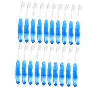 Healeved 20pcs Travel Essentials Soft Toothbrush for Adults Folding Design Portable
