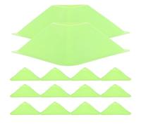 Healeved 20pcs Triangular Soccer Training Cones for Sports Practice, Portable Pe Plastic Disc Markers to Enhance Agility and Precision on The Field for Basketball and Football