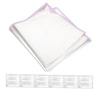 Healeved 20sheets Cellophane Wrap Paper for Flower Bouquets Decorative Floral Packaging Paper for Crafts Showers and Festivals Creamy Edges